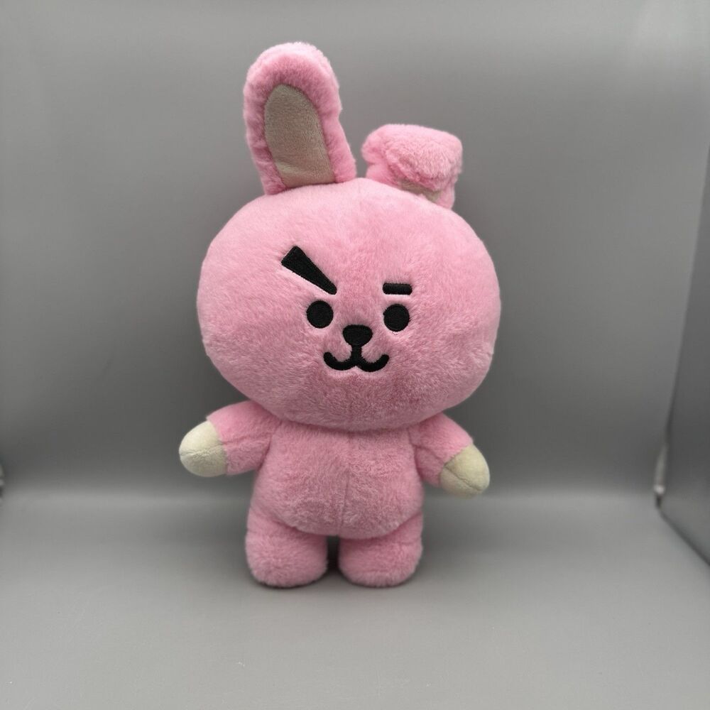BT21 Standing Plush Doll Cooky Jungkook Pink Bunny Pink Rabbit 12" Kawaii Kpop